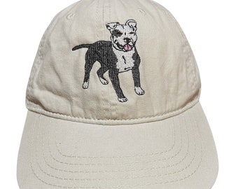 Casquette de baseball pour les amateurs de Pit Bull/Cadeau personnalisé/Chapeau Staffordshire Terrier/24 couleurs disponibles/enfants et adultes