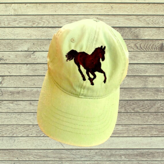 horse embroidered baseball caps
