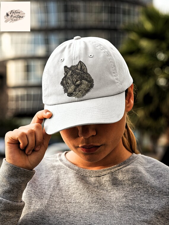 Custom Wolf Hat/personalized Gift/wolf 