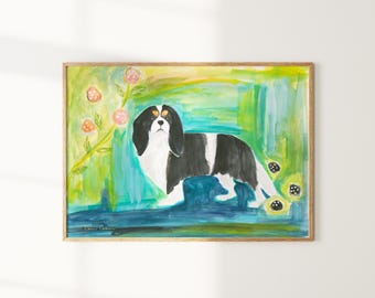 CAVALIER KING CHARLES-spaniëlKunstdruk