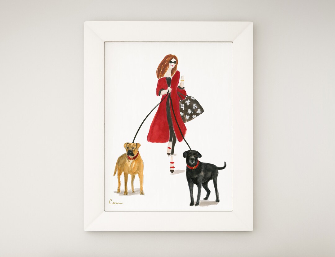 LABRADOR or CUSTOMIZE WITH Your Dog Art Print | Your Dogs Gift, Dog Mom ...