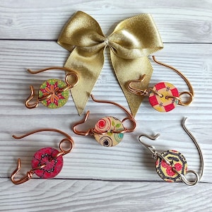 Wooden pin, safety brooch, wooden button pin, shawl pin, scarf pin, small brooch, sweater pin, gift for colleagues, gift idea for friend
