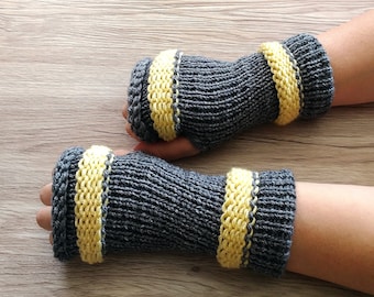 Fingerless Gloves, arm Warmers, grey gloves, woman gloves, warmers, women's accessories, Gift for her, fingerless, women's gloves, gift idea