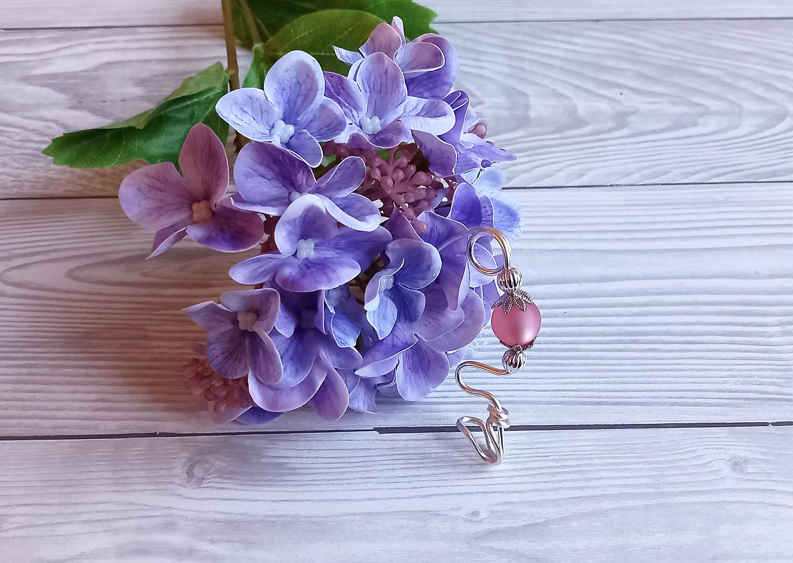 Shawl pin, pink scarf pin, safety pin, Brooches, sweater pin, elegant Brooch, gift for women, copper pin, gift for friend