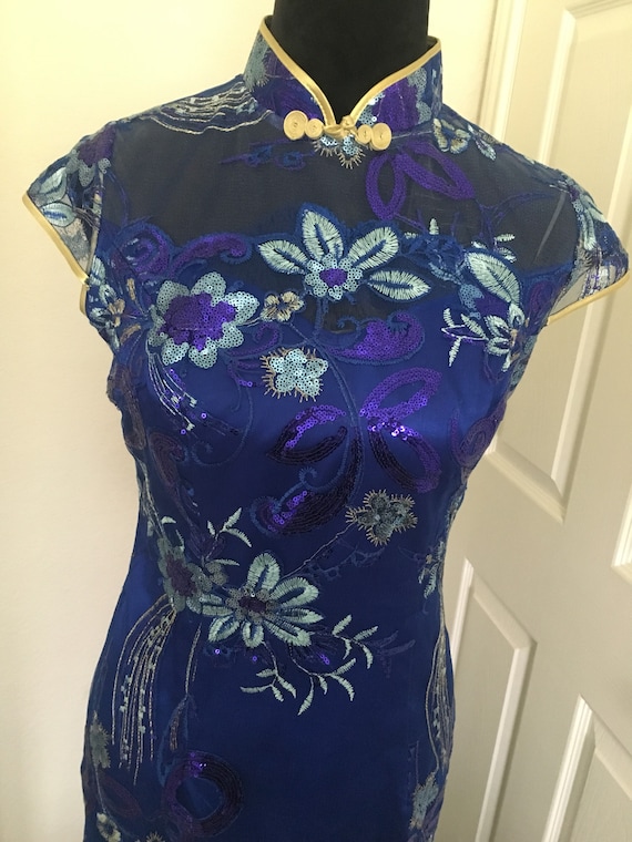 Vintage cheongsam gown