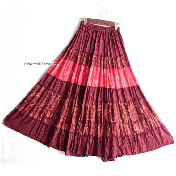 flared ethnic skirt
