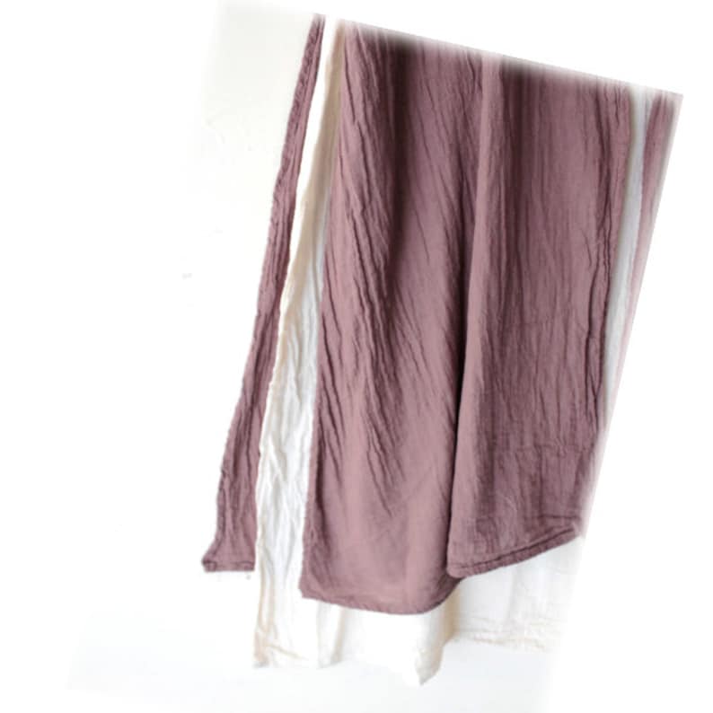 2Sets Bi-color Layered Dress Cocoa Cotton100/% Natural Peasant Asian Boho
