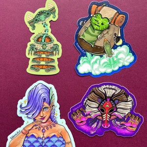 The Hero’s Helpers Vinyl Stickers