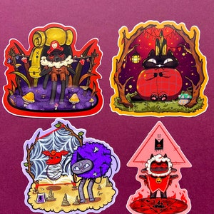 Cult of the Lamb Vinyl Stickers
