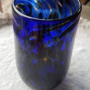 Blue and brown Cup