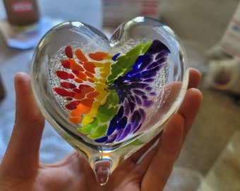 Rainbow Memorial Heart