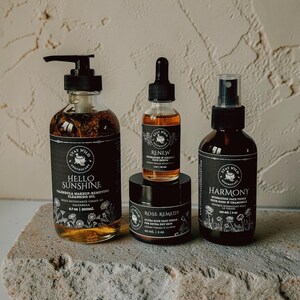 Renew Anti-Aging, Hydrating, and Firming Face Serum | Organic Herbal Facial Oil afbeelding 2