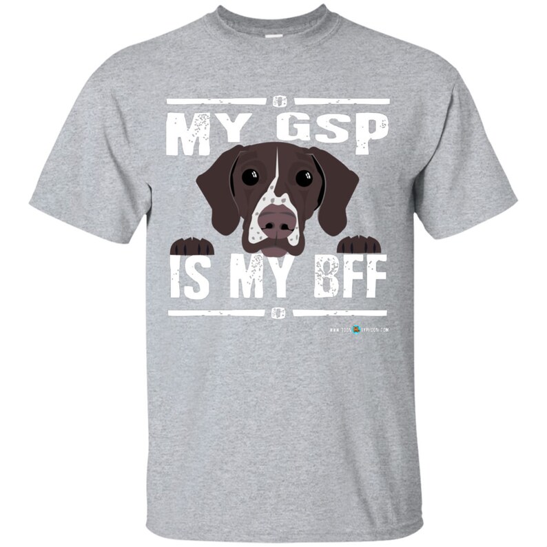Custom Funny Gsp T Shirt My Bff Cool Gifts Brown Spots Etsy