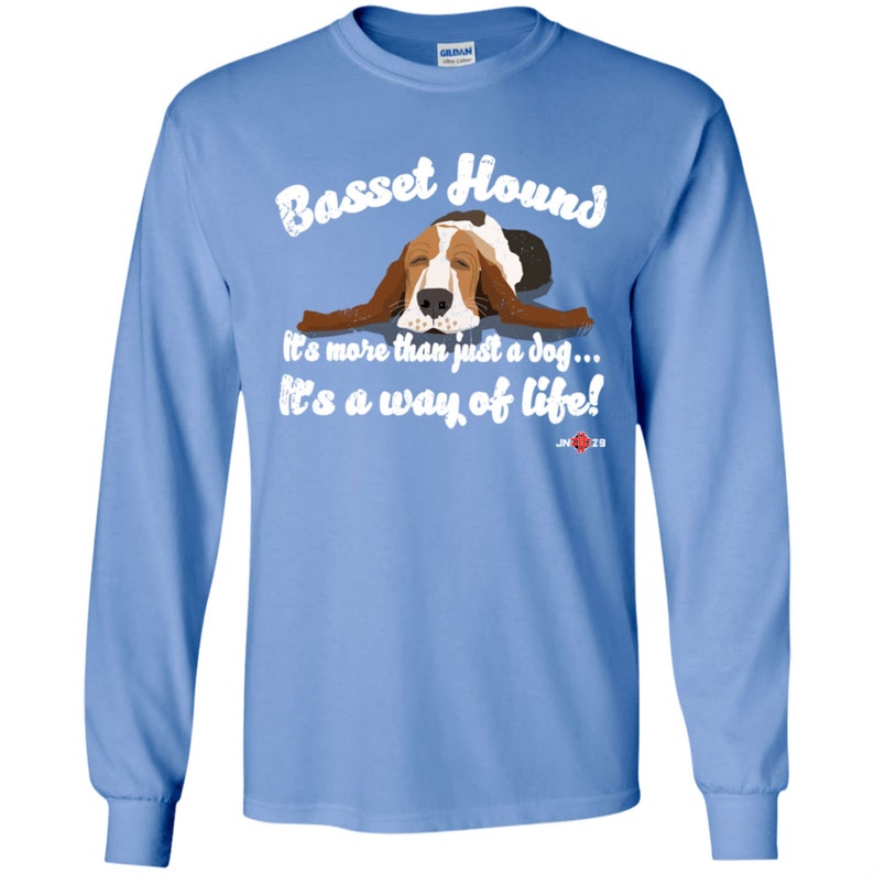 Custom Funny Basset Hound Long Sleeve Tshirt It's More Etsy UK