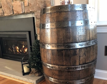 Authentic Whiskey Barrel - Rustic Decor