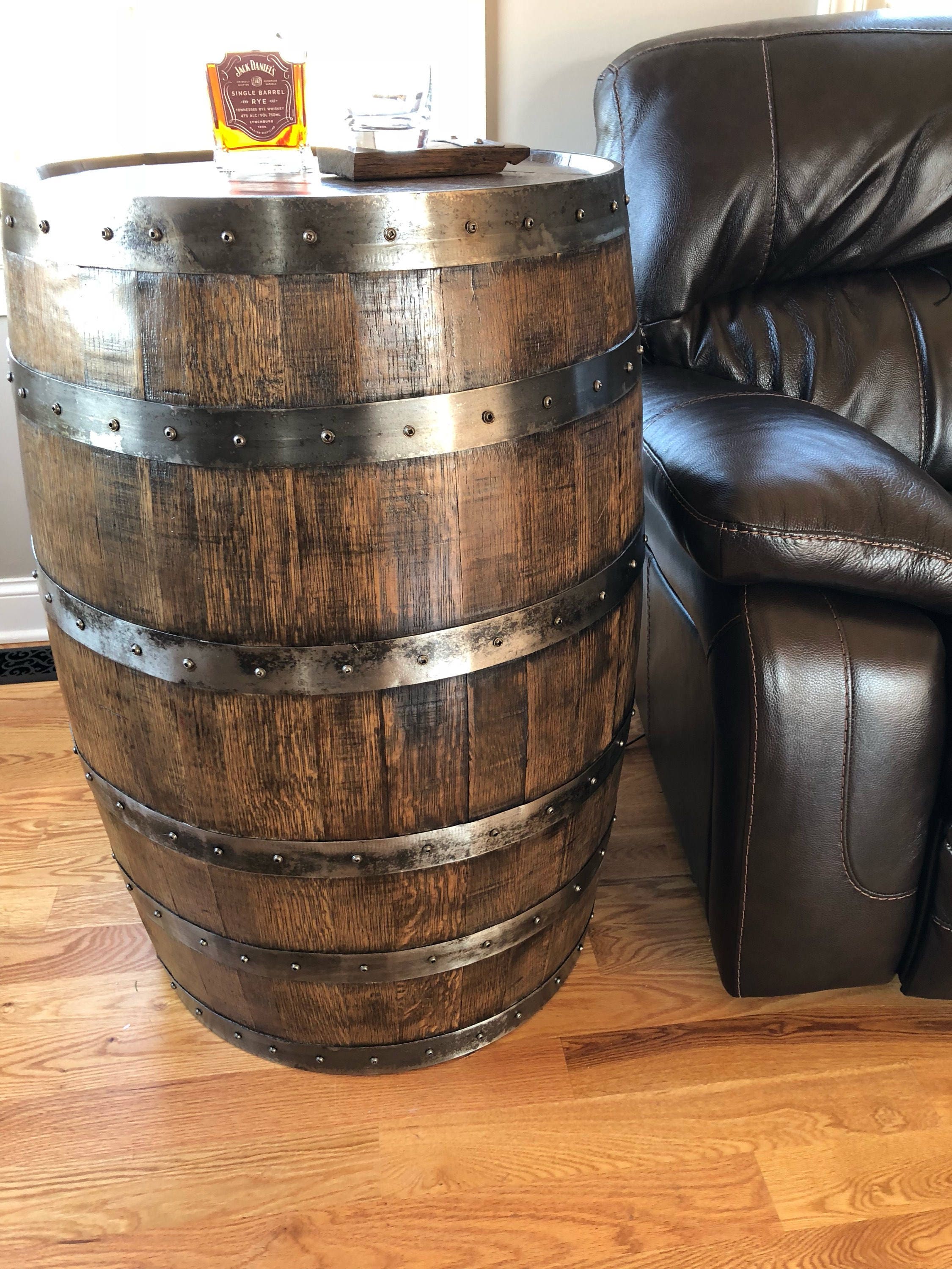 Authentic Whiskey Barrel  Rustic Decor  Interior And 
