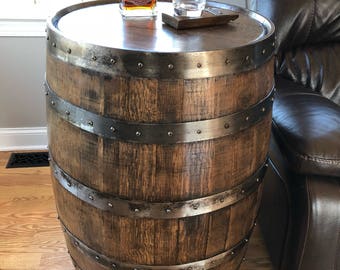 Authentic Whiskey Barrel - Rustic Decor