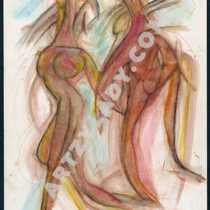 Dancer I - Abstract Art