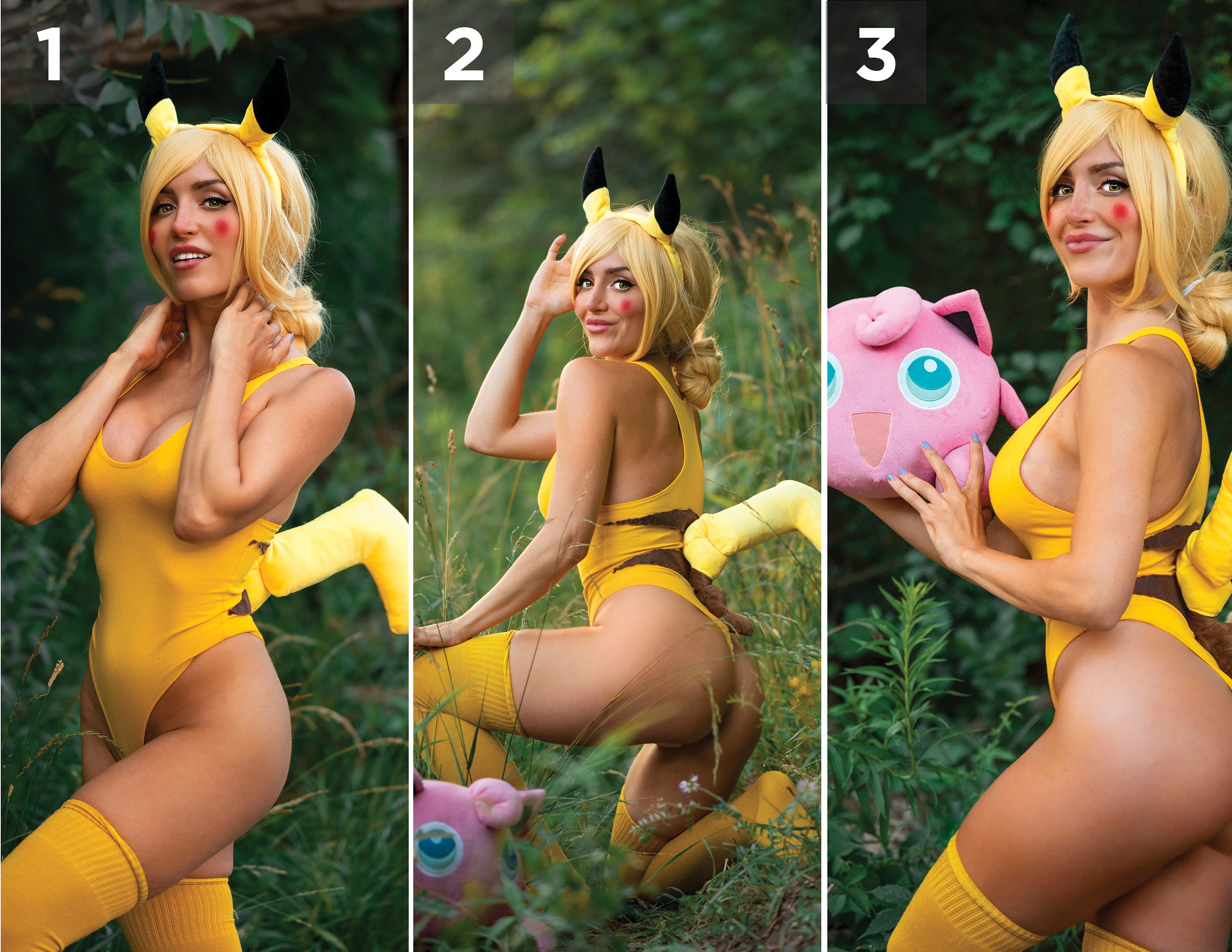 Sexy Pikachu Cosplay Print 8.5x11 - Etsy