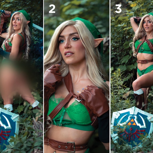 Legend of Zelda Link Boudoir cosplay print - 8.5x11