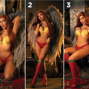 Estampado de cosplay de Hawkgirl Boudoir - 8.5x11