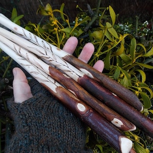 Willow wand from Avalon for traditional witchcraft, wicca, druid, pagan.