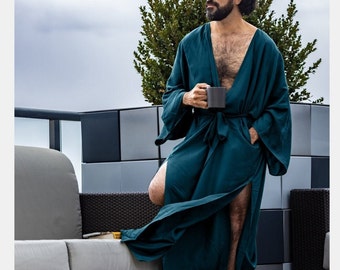 wedding gift couple unique, Bath Robe For Men, Caftan Robe Djellaba, wedding Robe, unique wedding gift,Bathrobe, Long Loose Robe, Groomsmen