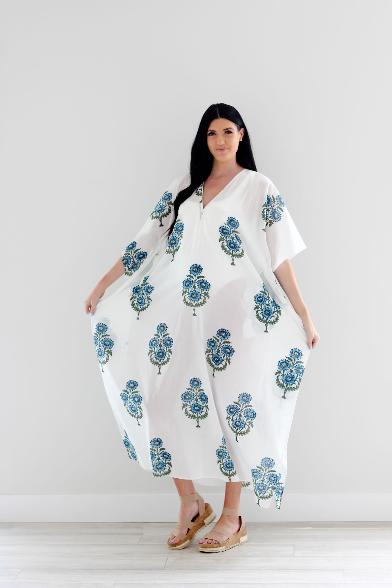 cotton kaftans plus size