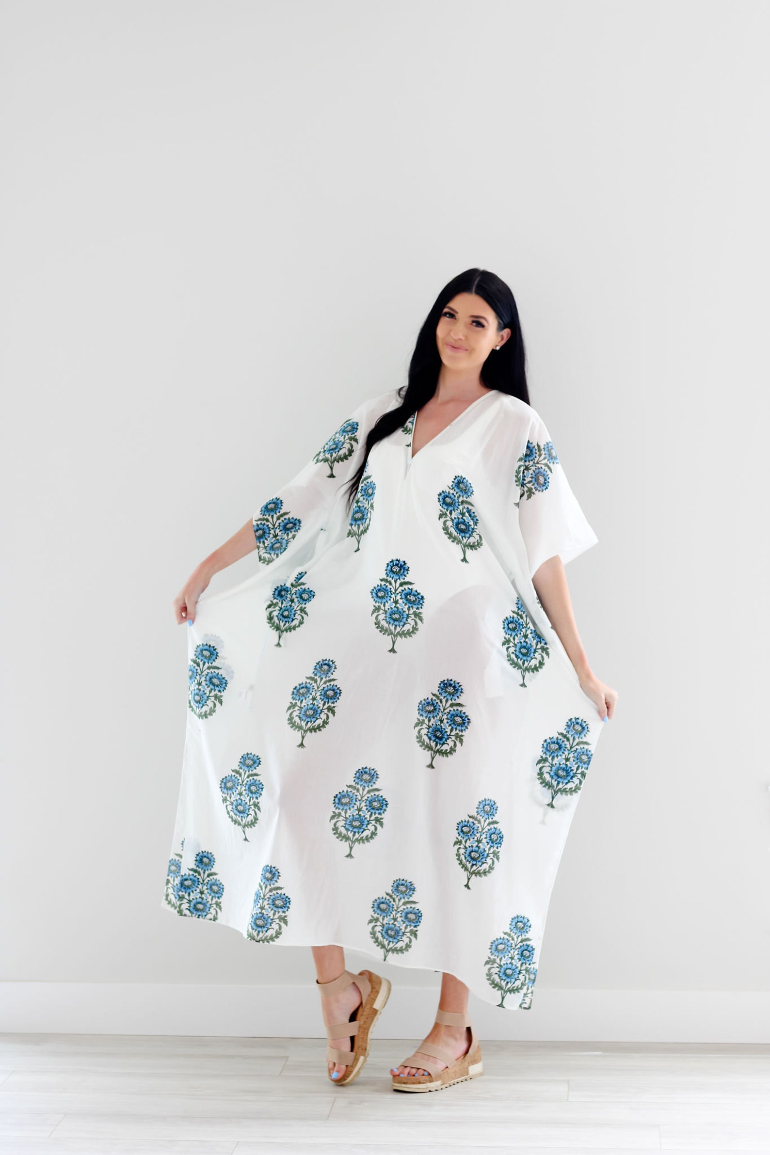 plus size caftan loungewear