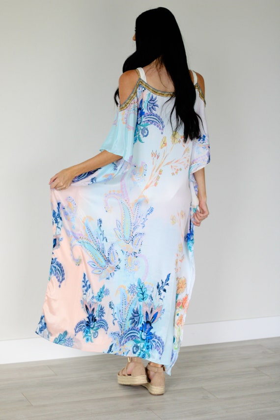 Hawaiian cold deals shoulder dress