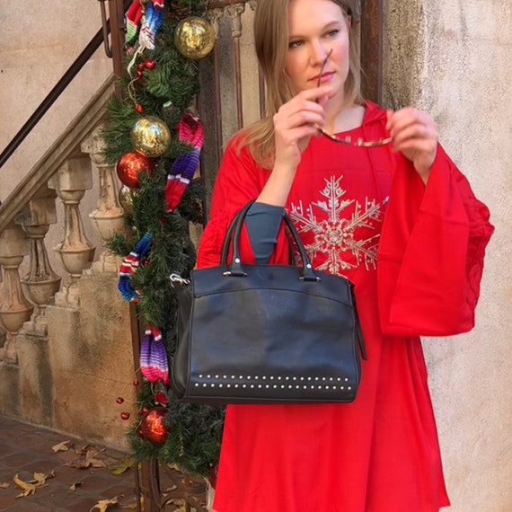 short sleeve womens christmas dress Dress, Snowflake Women, X Mas Outfit With Flared Sleeves, Red Holiday Party Caftan Midi dresses