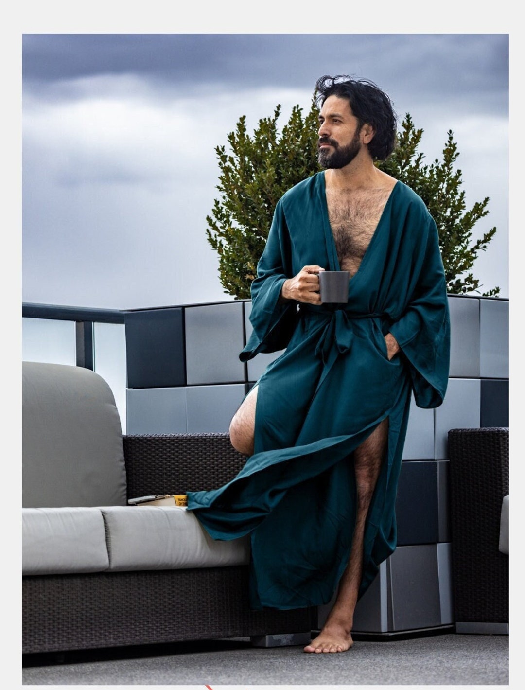 Wedding Gift Couple Unique, Bath Robe for Men, Caftan Robe Djellaba, Wedding Robe, Unique