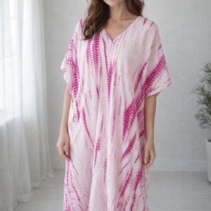 Short Sleeve Tie Dye Maxi Dress - Etsy