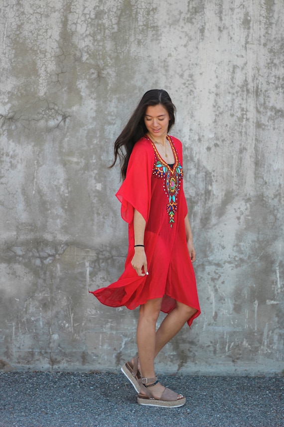 Mexican clearance kaftan dress
