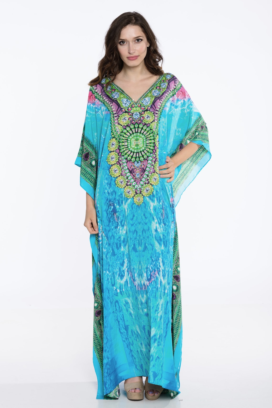 Plus Size Kaftan Moroccan Kaftan Lounge Caftan Dress | Etsy