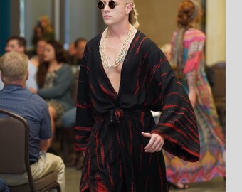 Robes for men, Bathrobe For Men, Caftan Robe Djellaba, Kaftan Robe, Men Bathrobe, Men Loungewear, Gift For Dad, Groomsmen Robe