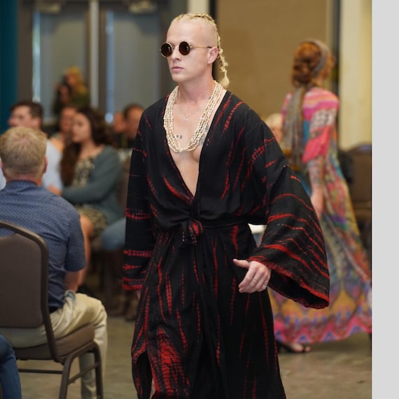 Vestaglie da uomo, accappatoio da uomo, vestaglia caftano Djellaba,  vestaglia caftano, accappatoio da uomo, loungewear da uomo, regalo per papà,