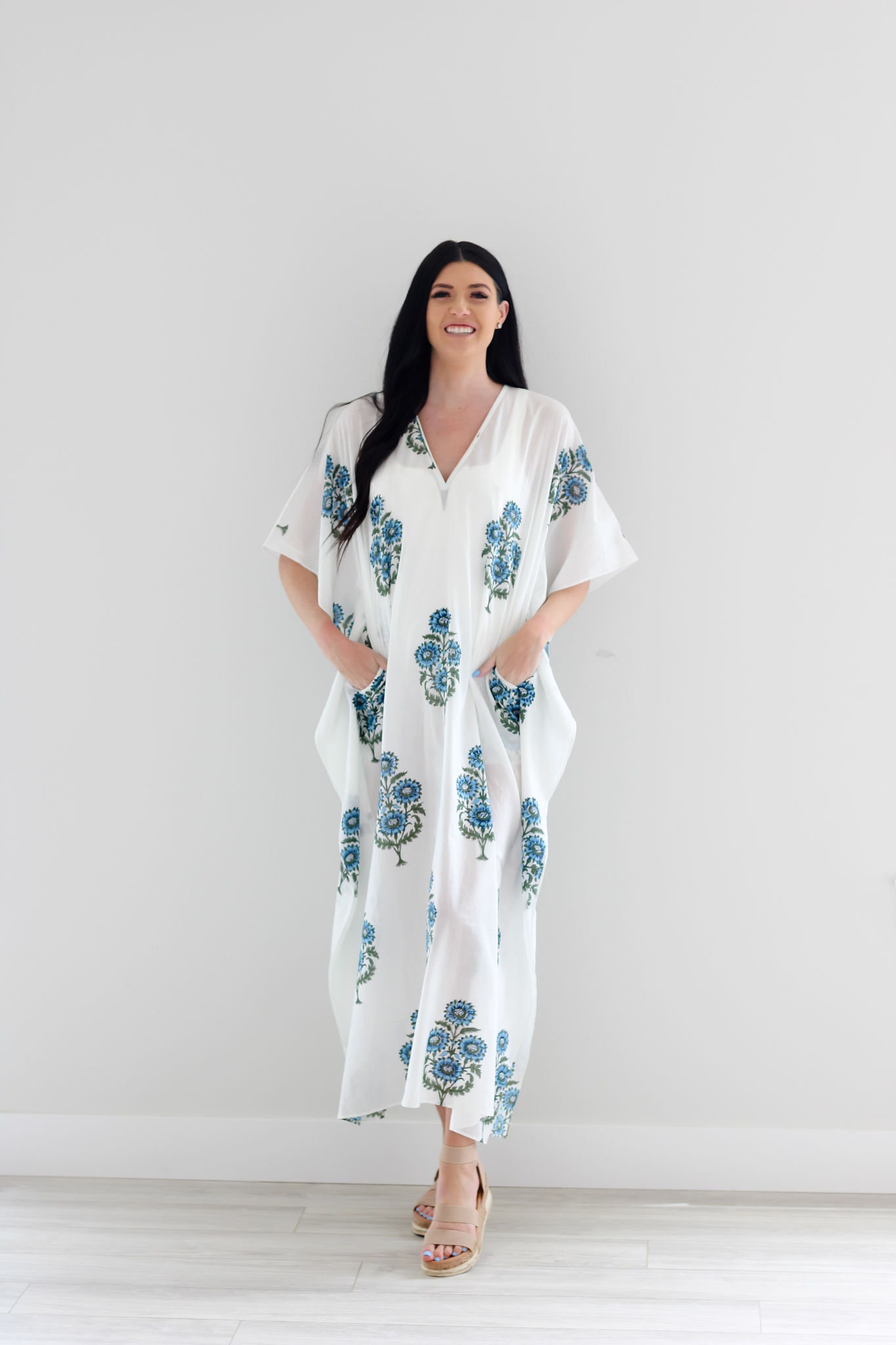 Cotton Kaftan for Women Plus Size Caftan Women Loungewear Etsy