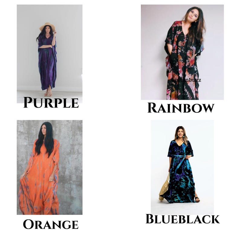 Plus Size Caftan, Purple Tie Dyed Kaftan With Pockets, witch costume, Women Kaftan, hand made boho Maxi Dress, fall style image 11