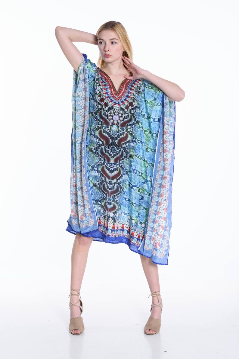 plus size short caftans