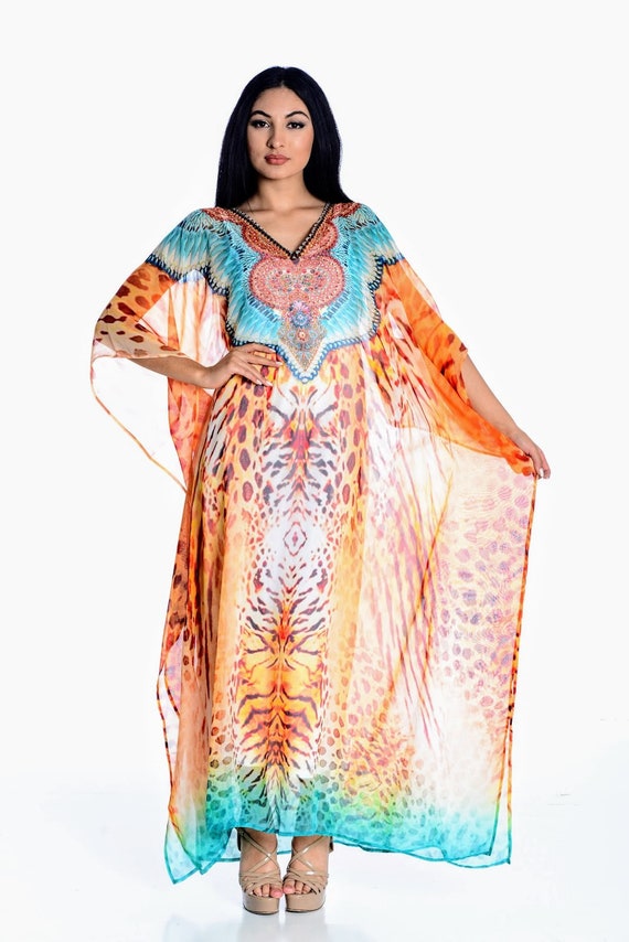 plus size beach kaftan