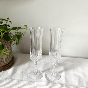 Cristal d’ Arques Longchamp Champagne Glass, Set of 2