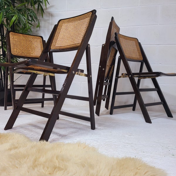 Rattan Folding Chair Etsy UK