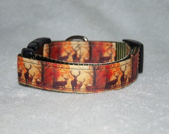 Hunting/Deer/Outdoors 1" Dog Collar
