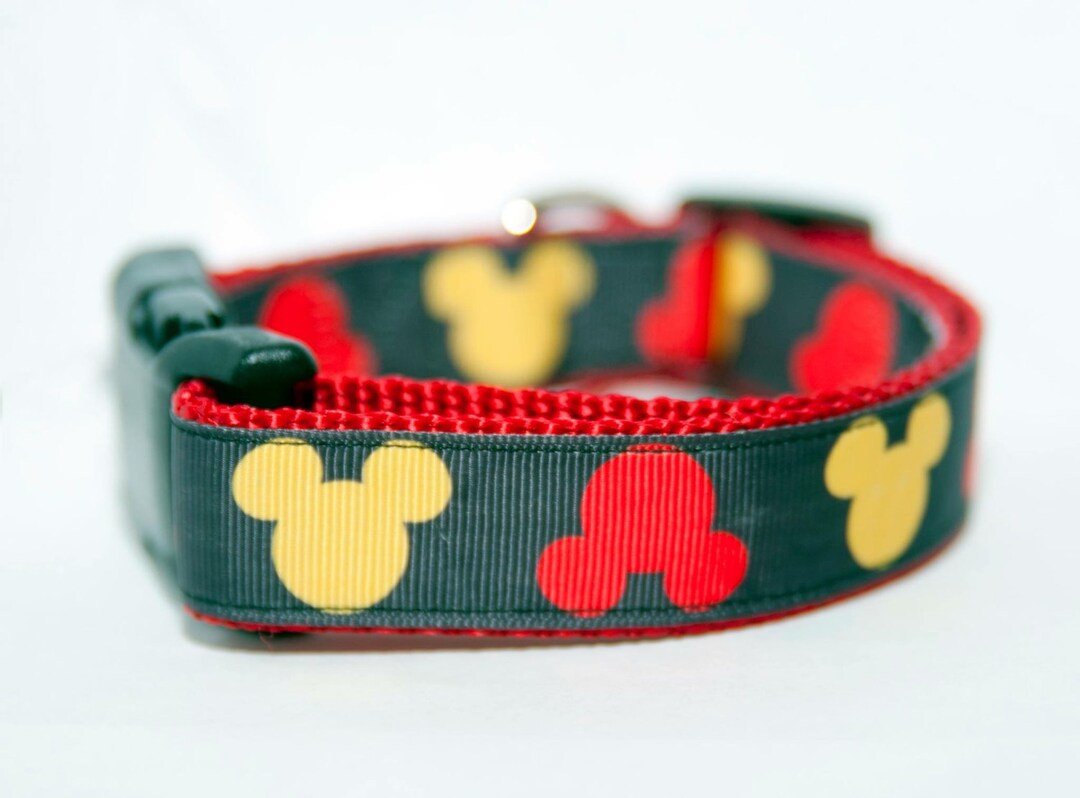 Disney Mickey Mouse 1" Dog Collar - Etsy