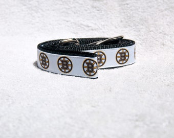 Boston Bruins Inspired 1" Dog Leash 6ft