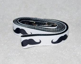 Mustache 6ft 1" Dog Leash