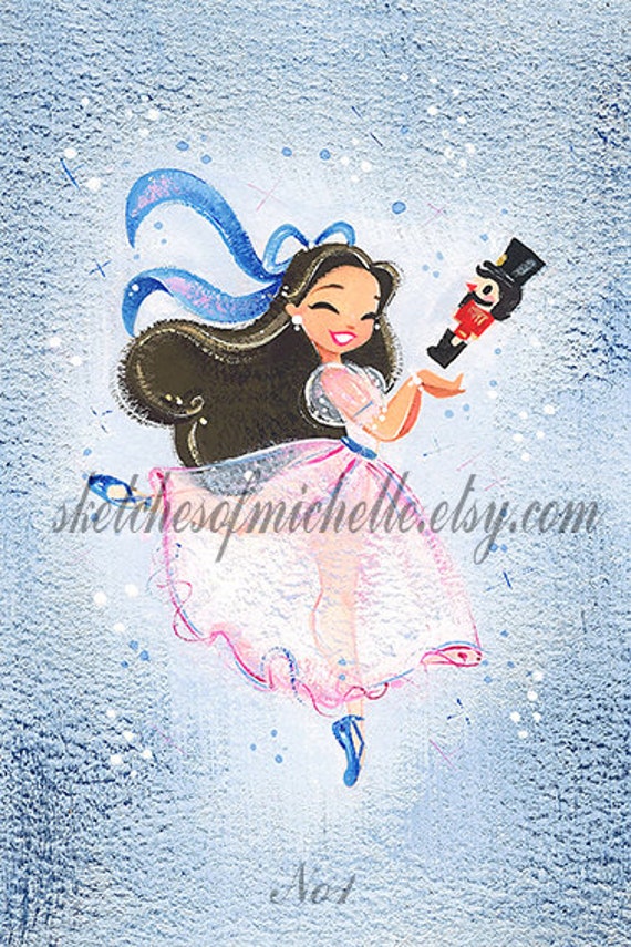 Klara Silberhauss / Clara Stahlbaum Ballerina Nutrcracker Etsy
