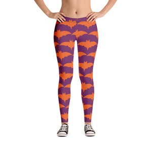 Fledermaus Damen Halloween Leggings, Fledermaus Leggings, Halloween Leggings, Halloween Fledermaus, Sportliche Leggings, Halloween, Gruselige Saison