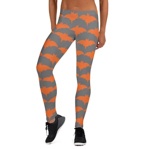Fledermaus Damen Halloween Leggings, Fledermaus Leggings, Halloween Leggings, Halloween Fledermaus, Sportliche Leggings, Halloween, Gruselige Jahreszeit, Teen Leggings